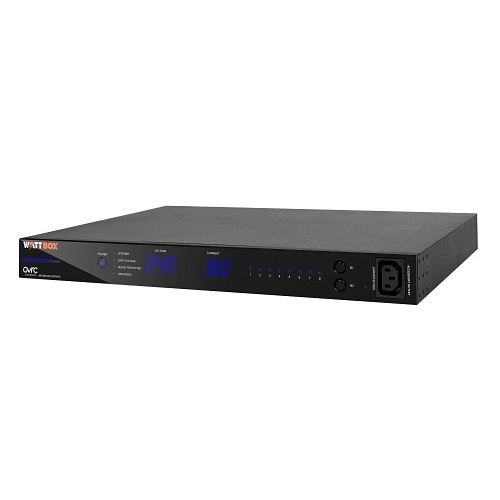 [800ICH1U-IPVM-8] Wattbox - 800IPVM8 / Rack Mountable 1U IP Power Strip & Conditioner | 8 Individually Controlled & Metered Outlets